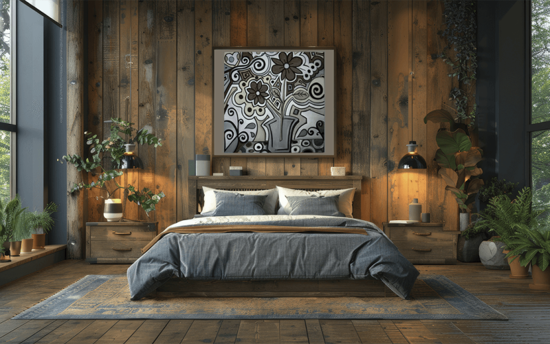 Img AdobeStock - Bed room with flowers- Marisa Ranali